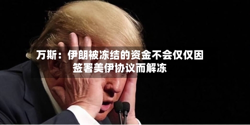 万斯：伊朗被冻结的资金不会仅仅因签署美伊协议而解冻-第3张图片