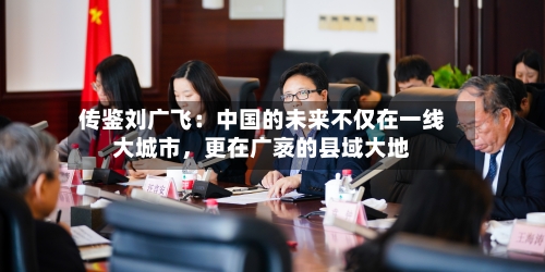 传鉴刘广飞：中国的未来不仅在一线大城市	，更在广袤的县域大地-第3张图片