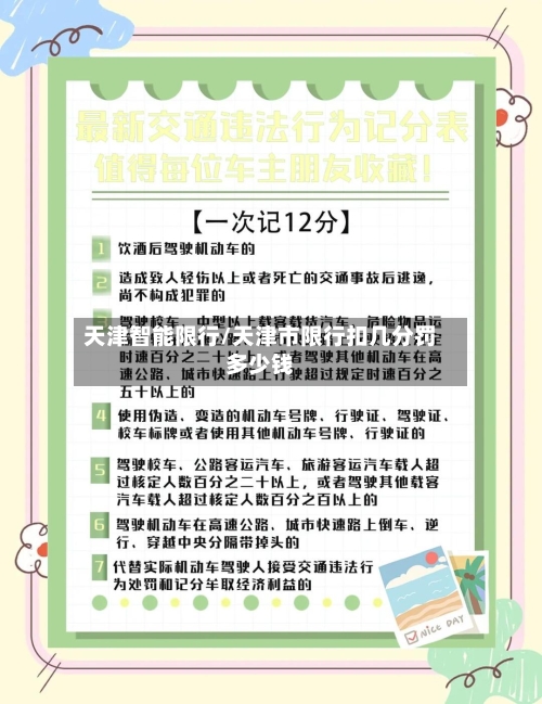 天津智能限行/天津市限行扣几分罚多少钱
