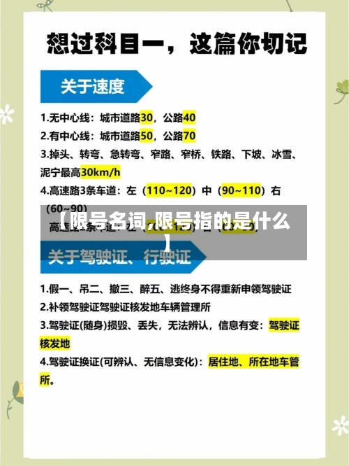 【限号名词,限号指的是什么】-第3张图片